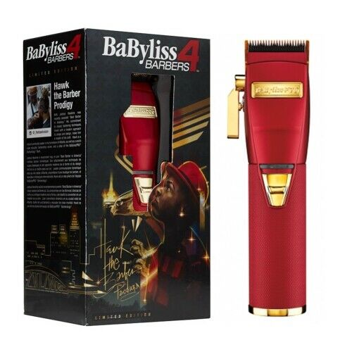 Babyliss PRO Red FX Cordless Clipper (FX870R) - Hawk The Barber Limited Ed. NEW!