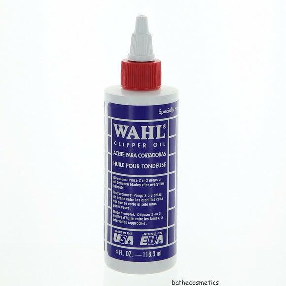 WAHL Lubricated Blade Oil for Hair Clipper Trimmer Shaver 4 oz