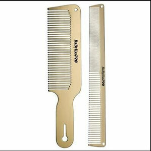 Babyliss Barberology Metal Comb #Gold