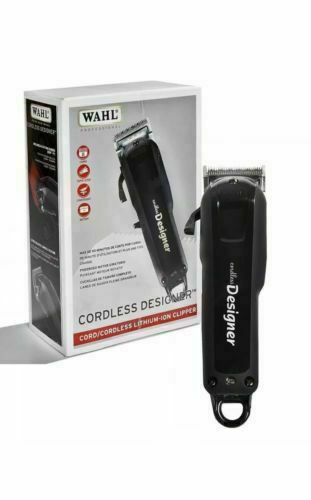 Wahl Professional Cordless Designer Clipper Black #8591 Brand New